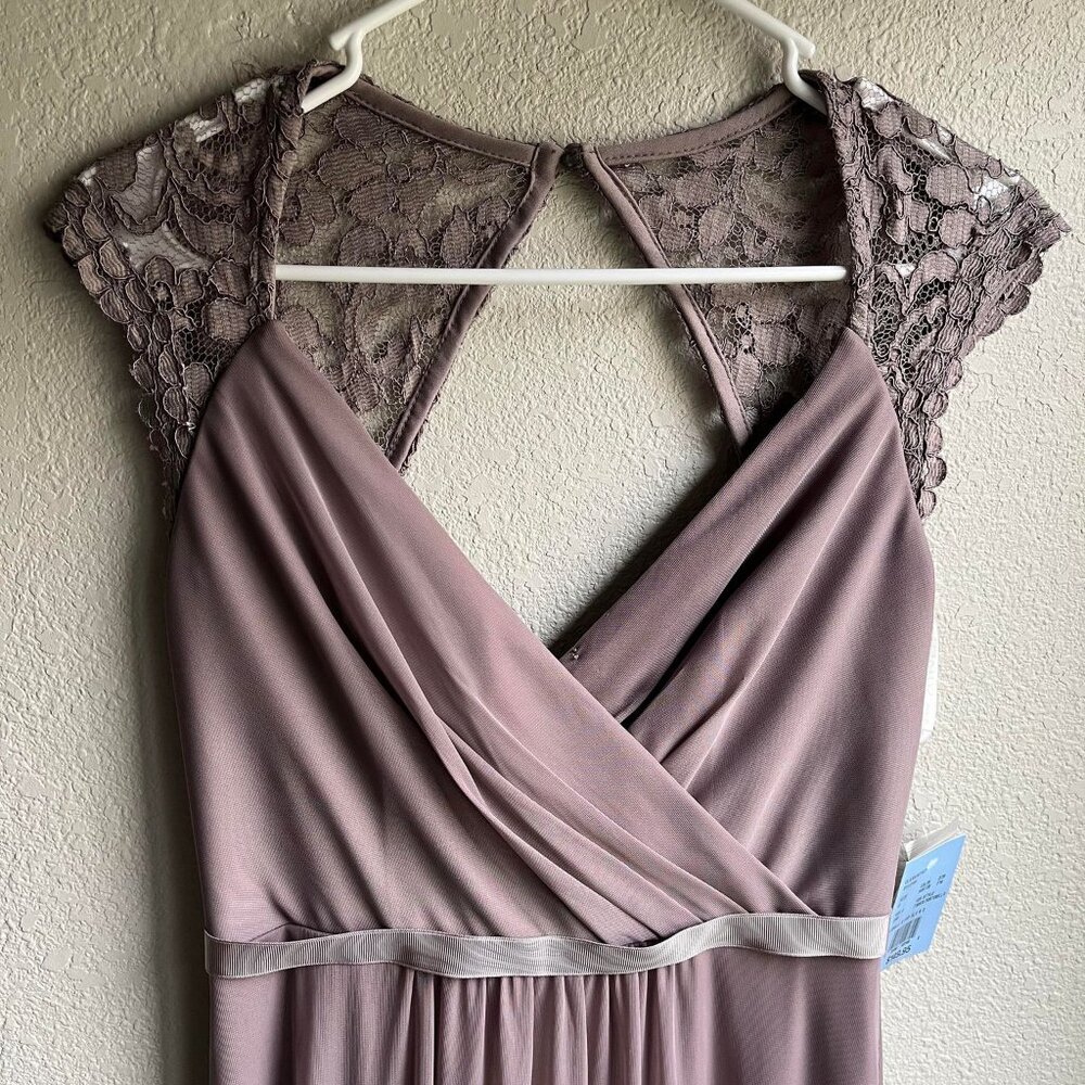 Dusk Colored Bridesmaids Dress